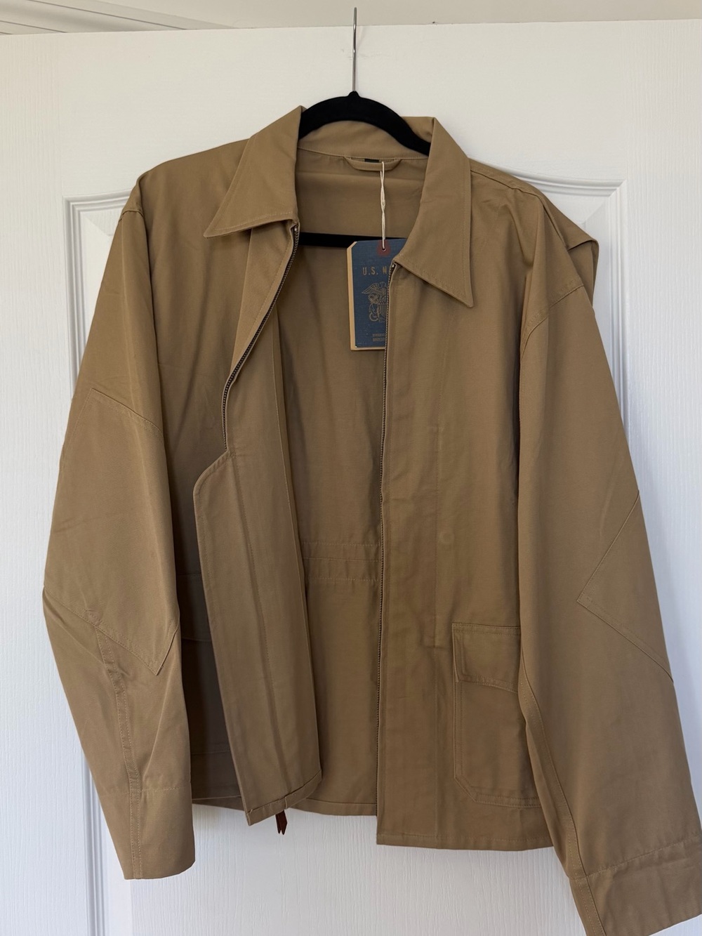 U.S. Navy Tan Pilot Jacket NWT